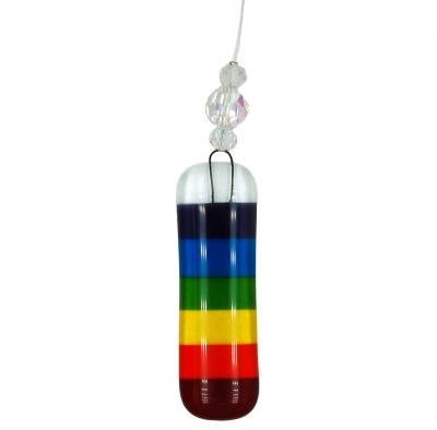 Fused Glass Chakra Suncatcher