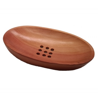 Mahogany Wooden Soap Dish