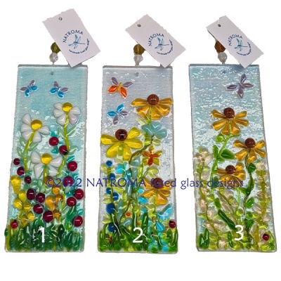 Large Fused Glass Sun Catcher Ladybird