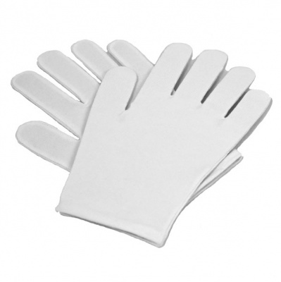 White Cotton Hand Treatment Gloves