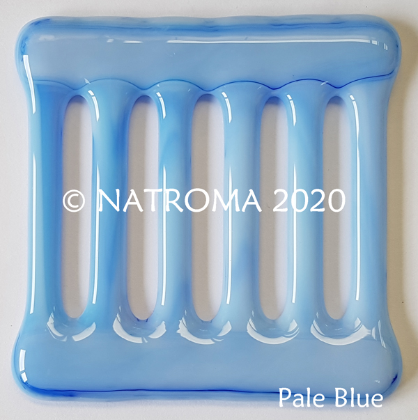 Natroma Fused Glass Soap Dish Handmade in England Natroma