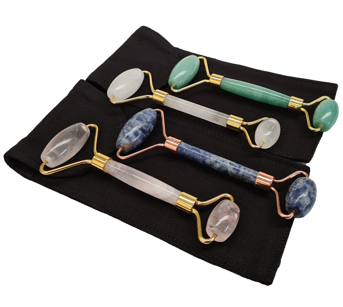 Gemstone Crystal Facial Massage Roller Natroma Aromatherapy Natroma