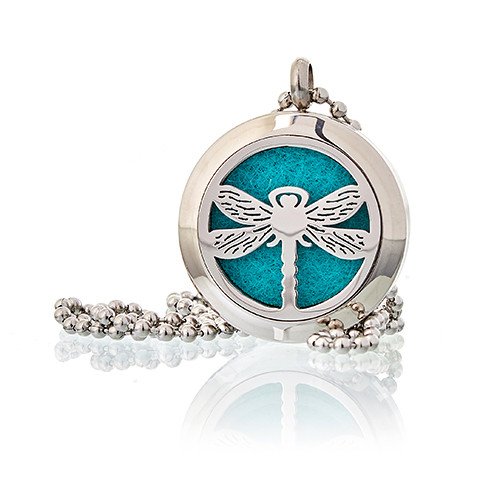 WPFdesign Stainless Steel Aroma Therapy Aromatherapy Essential Oil Diffuser Necklace Locket Pendant-Style 35