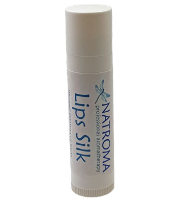 Lips Silk organic beeswax cocoa shea butter lip balm by Natroma