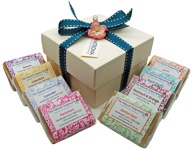 Handmade Goat s Milk Soap Gift Hamper Natroma Aromatherapy UK Natroma handmade-goat-s-milk-soap-gift-hamper-natroma-aromatherapy-uk-natroma