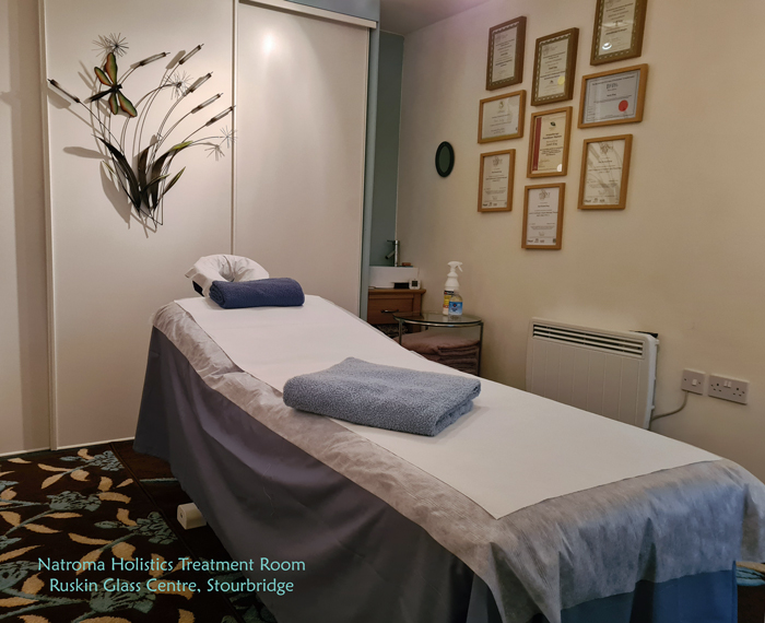 Natroma Aromatherapy Treatment Room Stourbridge UK