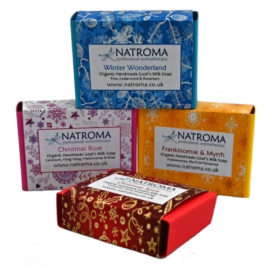 Christmas Organic Goats Milk Mini Soap