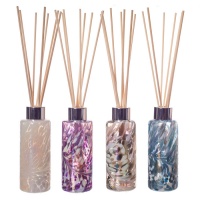 Art Glass Reed Diffuser Tall Cylinder Bottle