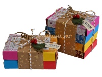 Organic Christmas Goats Milk Soap Stacks