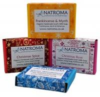 Christmas Organic Goats Milk Soap - Half Bar
